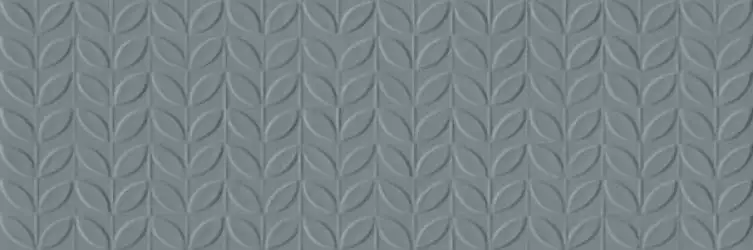 RA6R Плитка Vida Struttura Foglia 3D Azzurro Rett 30x90